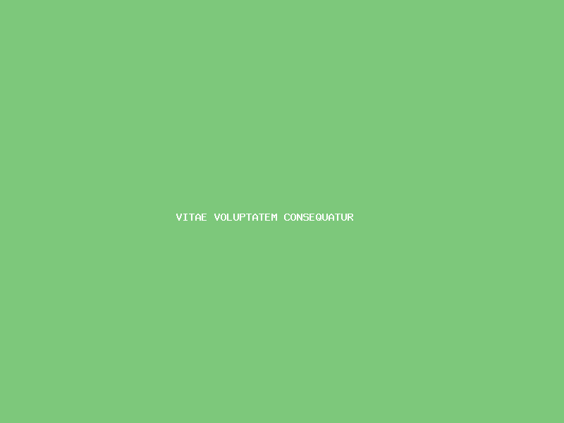 Vitae Voluptatem Consequatur